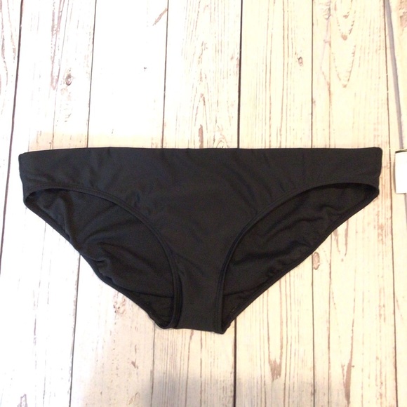 All in Motion Black Medium Coverage Bikini Bottom - Picture 6 of 10